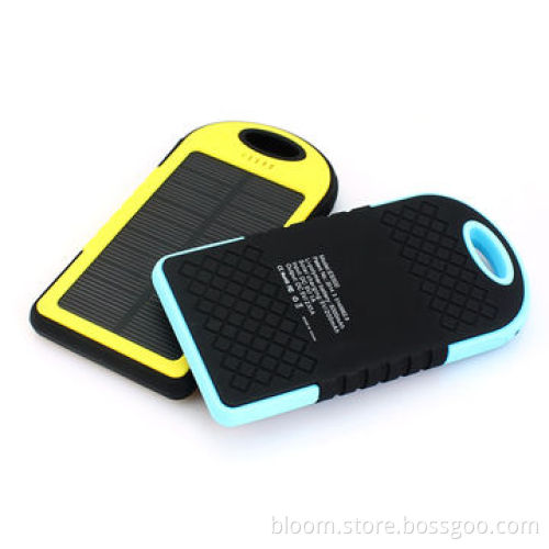 Sports Solar Power Bank for Mobile Phones, Capacity of 5,000mAh, Accept OEMNew